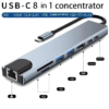 Adaptador  USB 8 en 1
