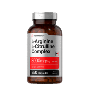 Complejo de L-Arginina y L-Citrulina 3000 mg por ración | 250 cápsulas