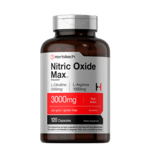 Óxido nítrico máximo 3000 mg por ración | 120 cápsulas