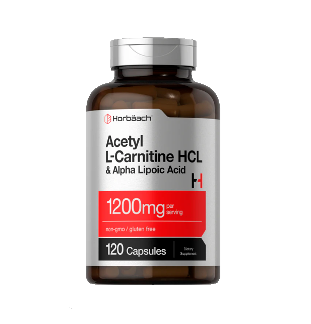 Acetil L-carnitina HCL y ácido alfa lipoico 1200 mg por ración