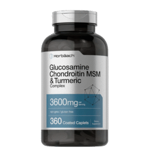 Complejo Glucosamina Condroitina MSM y Cúrcuma 3600 mg por ración | 360 comprimidos