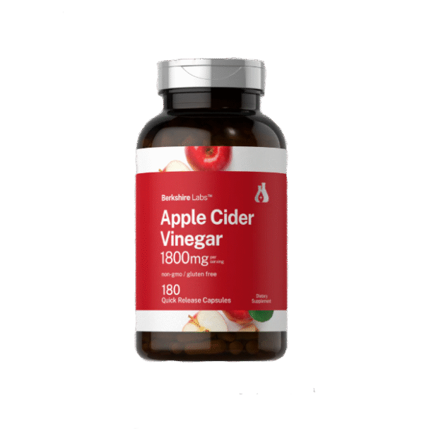 Vinagre de sidra de manzana 1800 mg por ración | 180 cápsulas