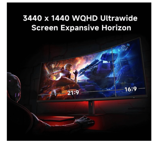 XIAOMI Monitor curvo para juegos de 34 pulgadas