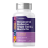 Resveratrol Berberina Semilla de Uva y Quercetina | 120 Cápsulas